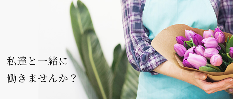私達と一緒に働きませんか？